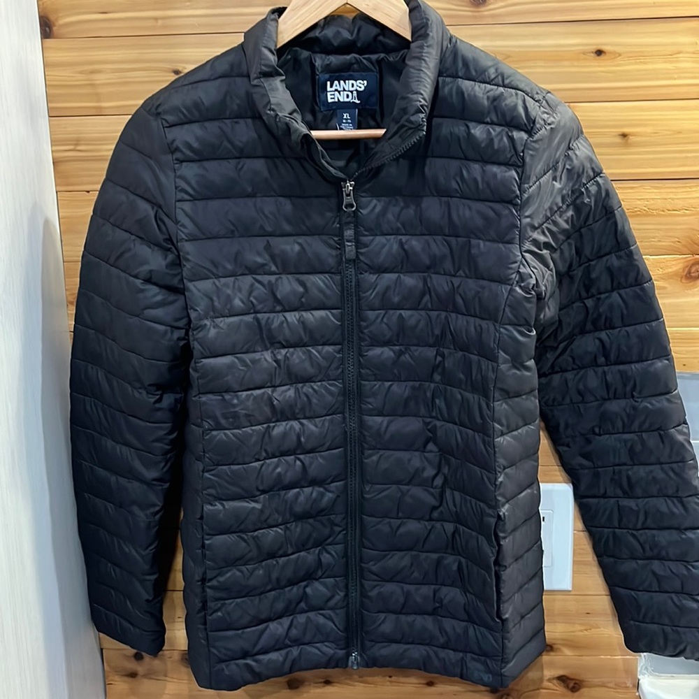 Black puffy jacket